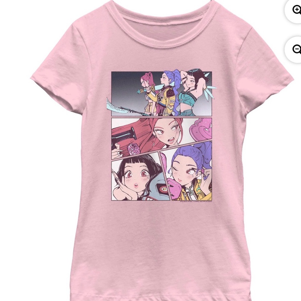 Girls XL K-pop Demon Hunters t-shirt